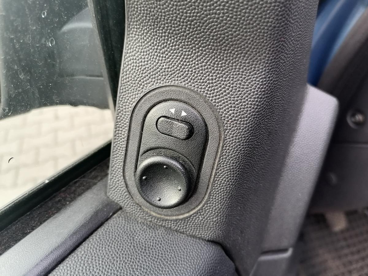 Opel Meriva A original Au&szlig;enspiegel rechts elektrisch verstellbar Blaumetallic Z21T Eisenherz Bj.2008